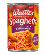 Watties Spaghetti with Sausages 420g