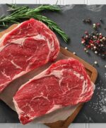 Rib Eye (Scotch Fillet) - NZ Angus Premium Beef (2 Portion Pack)