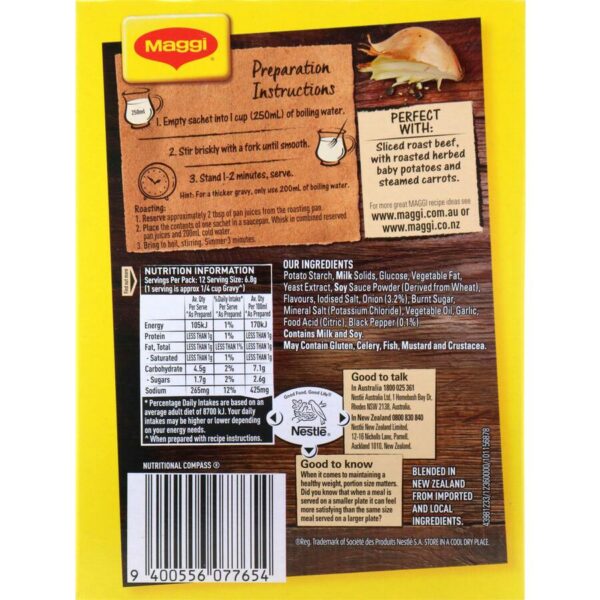 Maggi Roast Meat Gravy Mix Value Pack 3x27g