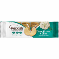 Peckish Sour Cream & Chives Flavour Rice Crackers 100g