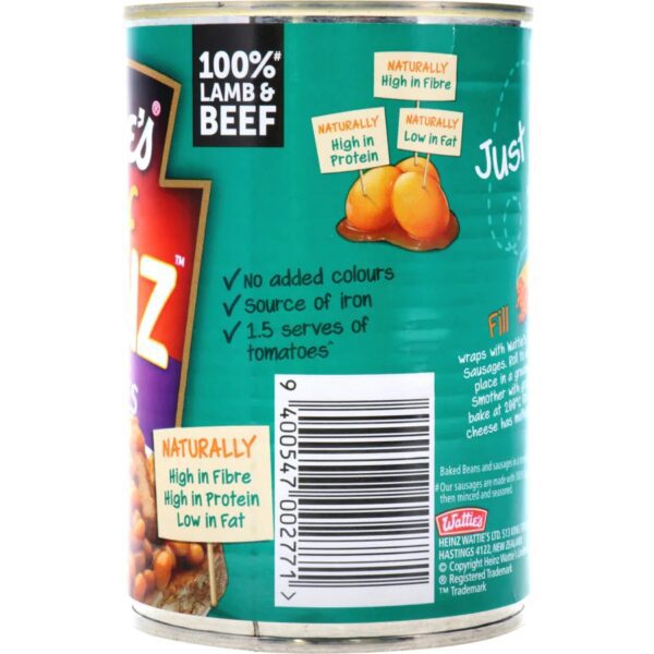 Watties Baked Beans & Sausages 420g