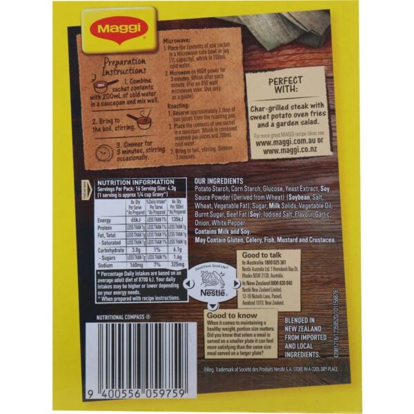 Maggi Rich Dark Instant Gravy Mix 68g