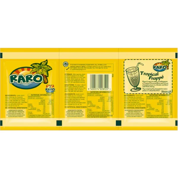 Raro Sachet Tropical 80g x 3pk