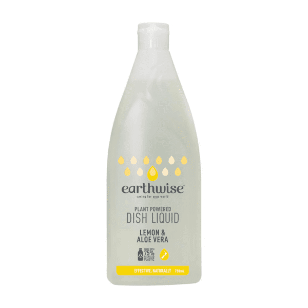 Earthwise Dish Wash Liquid Lemon & Aloe Vera 750ml