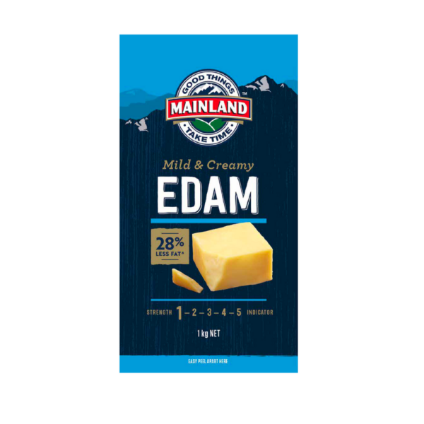 Mainland Mild & Creamy Edam Cheese 1kg