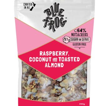 Blue Frog Raspberry Coconut and Toasted Almond