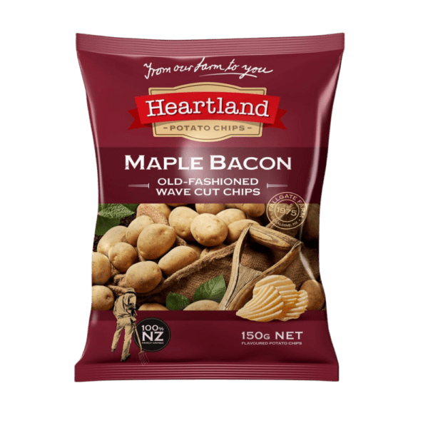 Heartland Potato Chips Maple Bacon 150g