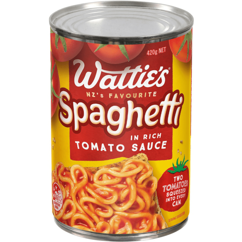 Watties Spaghetti In Tomato Sauce 420g