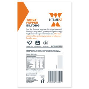 Canterbury Biltong (Jerky) Tangy Pepper Bite Meat