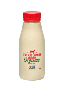 Lewis Road Creamery Fresh Organic Single Cream 300ml