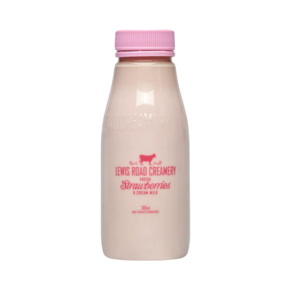Lewis Road Creamery Fresh Strawberries & Cream Milk