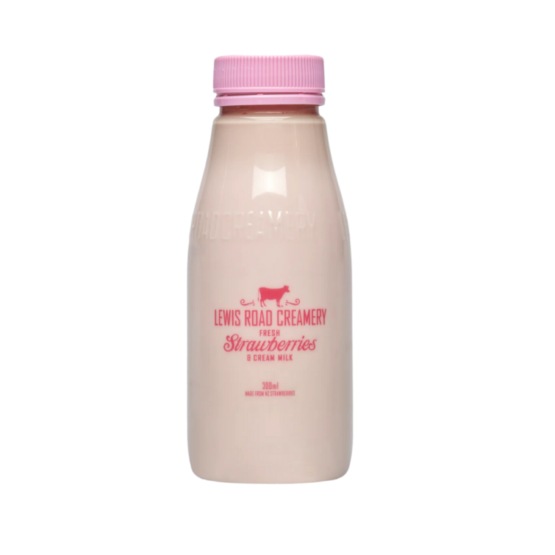 Lewis Road Creamery Fresh Strawberries & Cream Milk