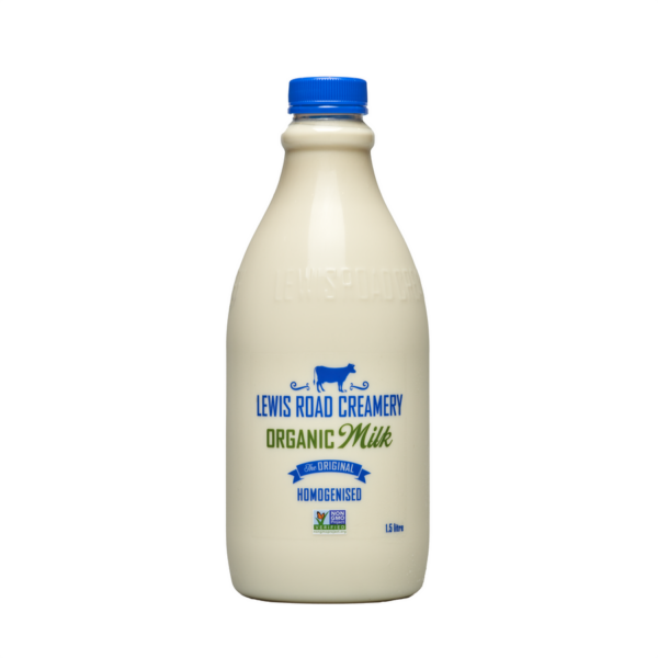 Lewis Road Creamery Organic Homogenised Milk 1.5L