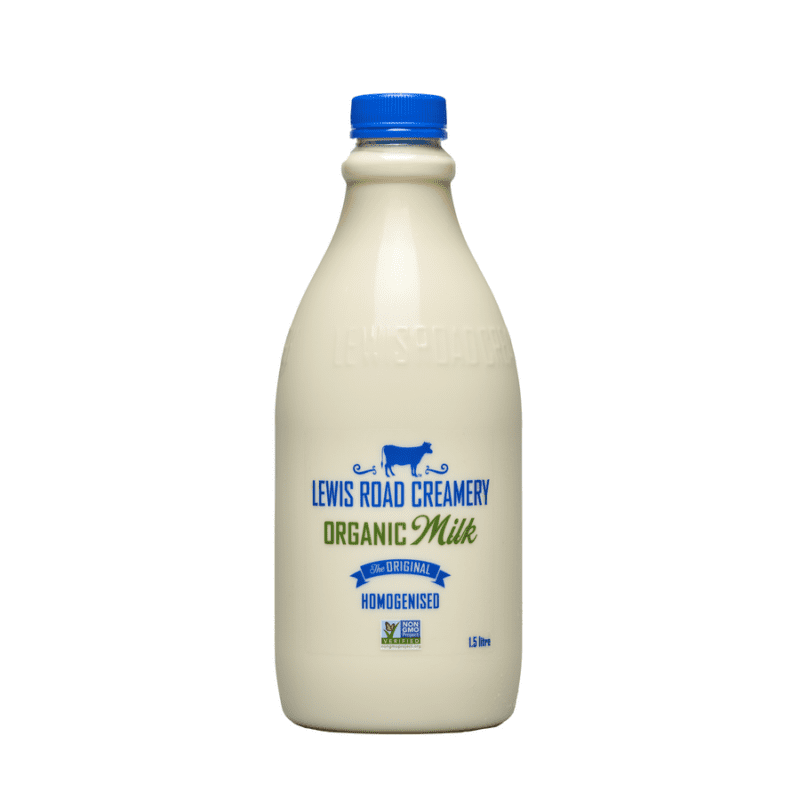 Lewis Road Creamery Organic Homogenised Milk 1.5L