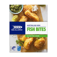 Sealord Gluten Free Hoki Fish Bites 350g
