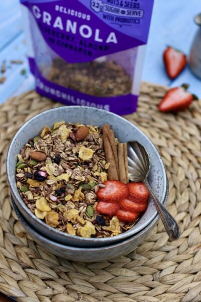 Blue Frog Blueberry, Almond & Cinnamon Granola 350g