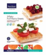Pavillion Foods Gluten Free Flaky Pastry 3 Sheet Pack 600g