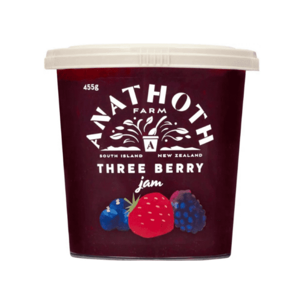 Anathoth Farm Three Berry Jam 455g