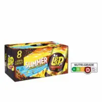 L&P Soft Drink Lemon & Paeroa 8pk 330ml Cans