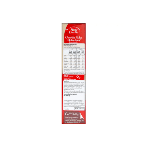 Betty-Crocker-Brownie-Mix-Chocolate-Fudge-Gluten-Free-450g-Nutritional-Information