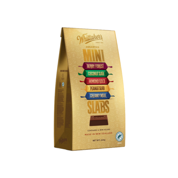 Whittakers Assorted Mini Slabs 225g