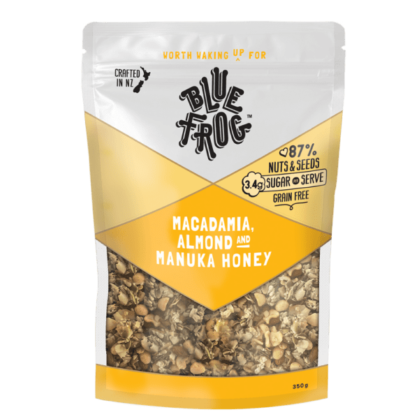 Blue Frog Cereal Macadamia, Almond & Manuka Honey 350g