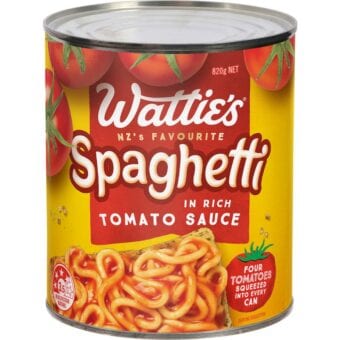 Watties Spaghetti In Tomato Sauce 820g
