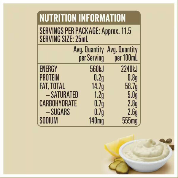 Heinz Seriously Good Tartare Sauce 295ml