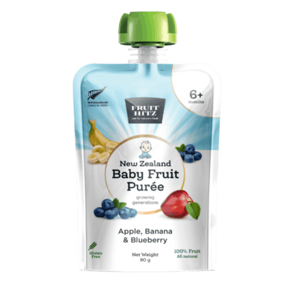 NZ Baby Fruit Purée Apple, Banana & Blueberry 90g