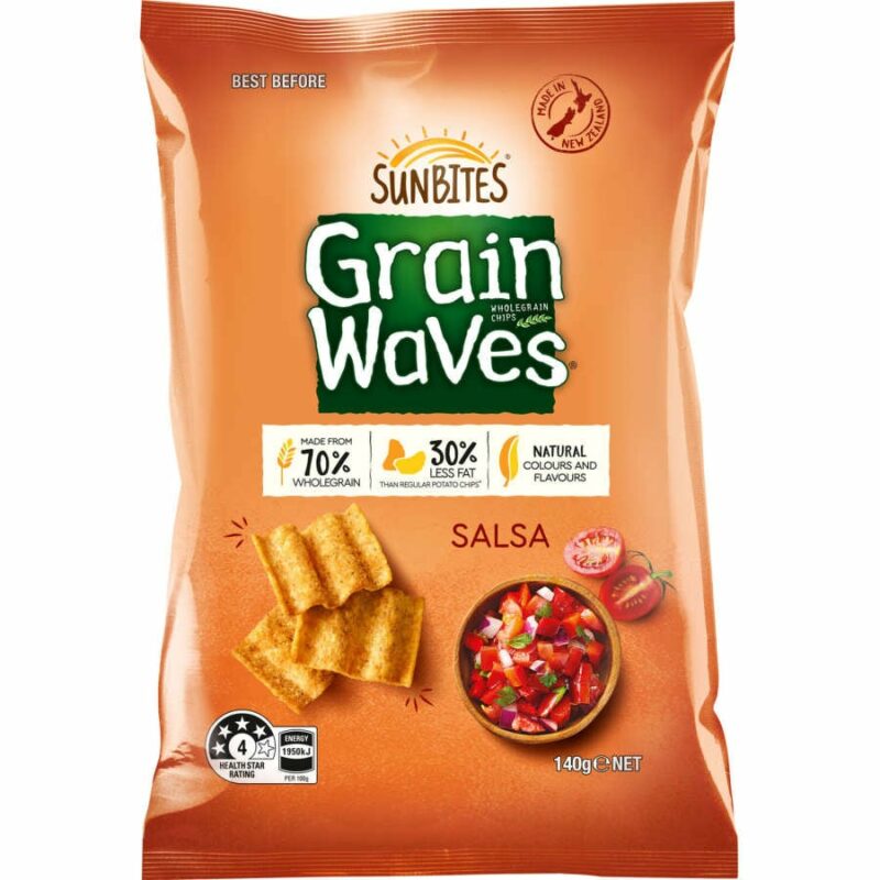 Sunbites Grainwaves Wholegrain Chips Salsa