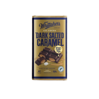 Whittakers Chocolate Block Dark Salted Caramel 250g