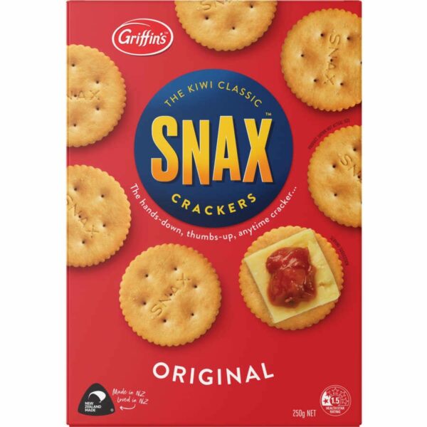 Griffins Snax Crackers Original 250g