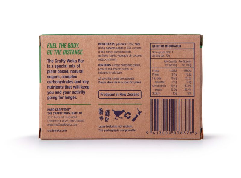 Crafty Weka Bar Original Back