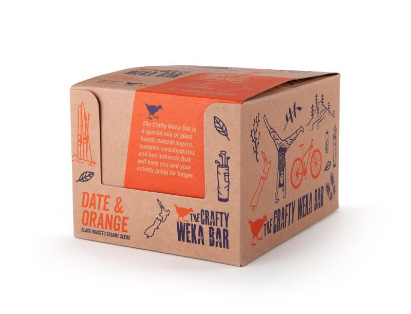 Crafty Weka Date & Orange Bar Box Closed