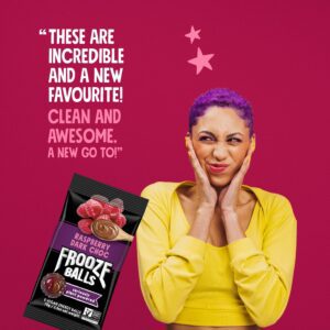 Frooze Balls Raspberry Dark Chocolate 5 Ball Pack 70g