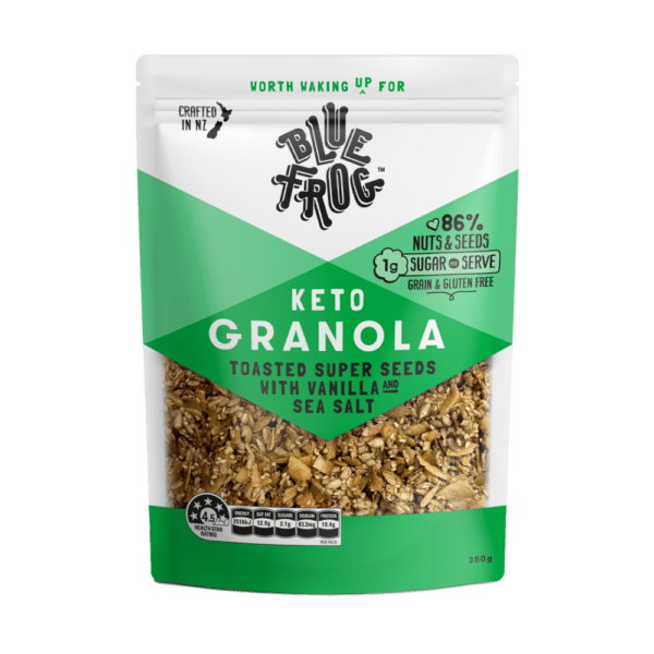 Blue Frog Keto Granola Toasted Super Seeds with Vanilla and Sea Salt 350g