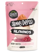 Graze Skinny Dipped Berry Dusted White Chocolate Almonds 300g