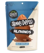 Graze Skinny Dipped Milk Chocolate Almonds 300g