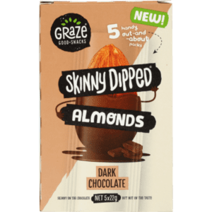 Graze Skinny Dipped Almonds Dark Chocolate 110g