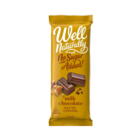 Well Naturally Milk Chocolate Salted Caramel 90g