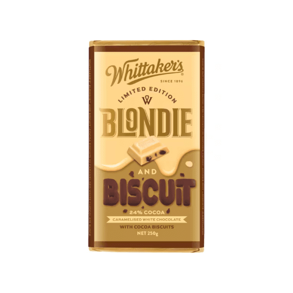 Whittakers Limited Edition White Blondie & Biscuit 250g