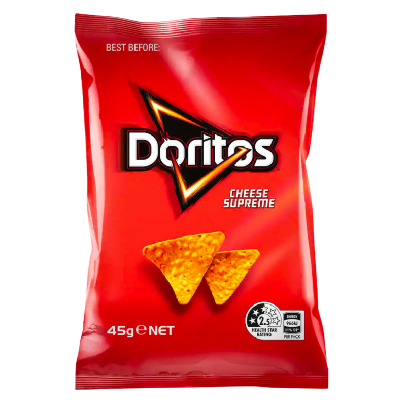 Doritos Corn Chips Cheese Supreme 45g