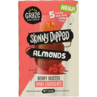 Graze Skinny Dipped Berry Dusted Dark Chocolate Almonds 110g