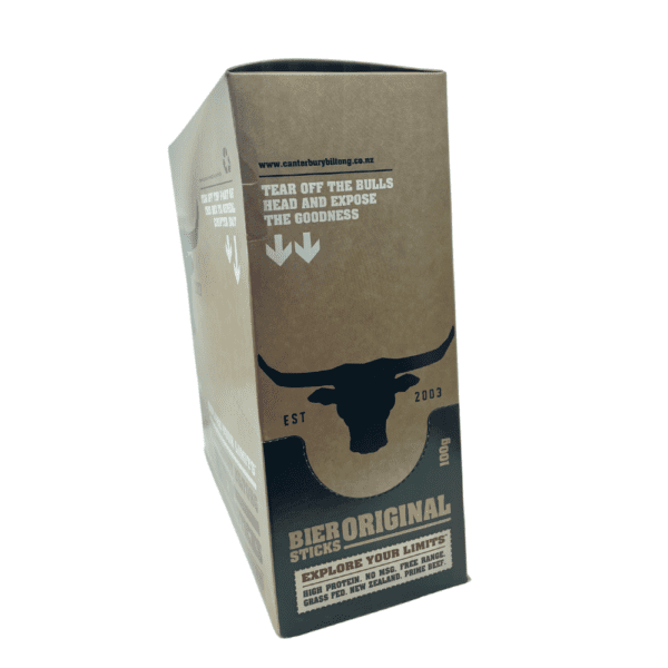 Canterbury Biltong Original Biersticks 100g Carton
