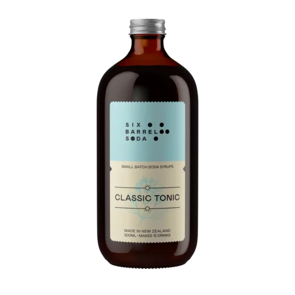 Six Barrel Soda Classic Tonic Syrups 500ml