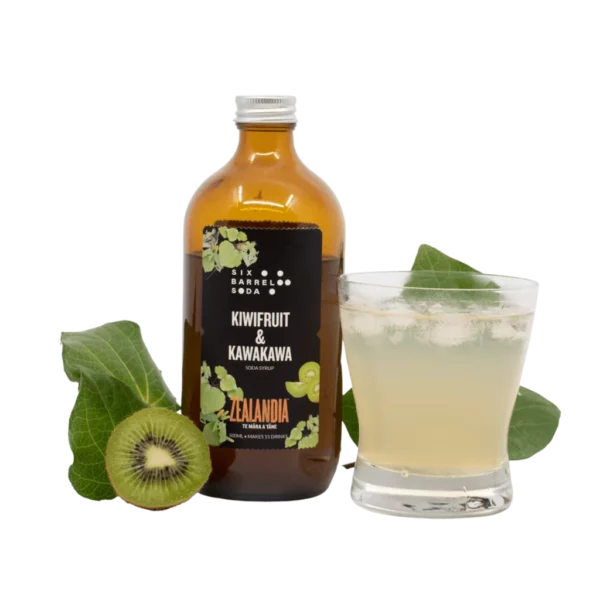 Six Barrel Soda Syrups Kiwifruit & Kawakawa 500ml
