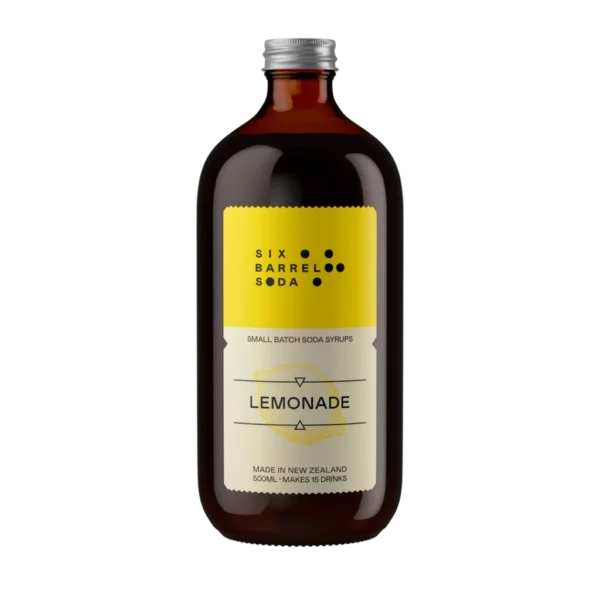 Six Barrel Soda Syrups Lemonade 500ml