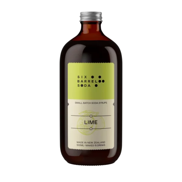 Six Barrel Soda Syrups Lime 500ml