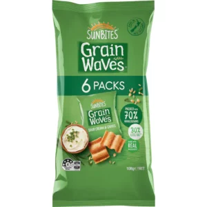 Sunbites GrainWaves Sour Cream & Chives 108g