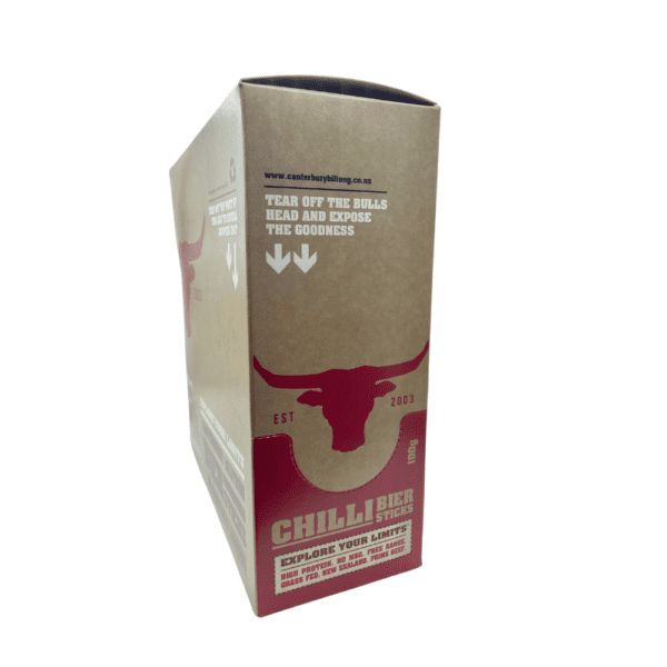 Canterbury Biltong (Jerky) Chilli Biersticks 4pk 100g